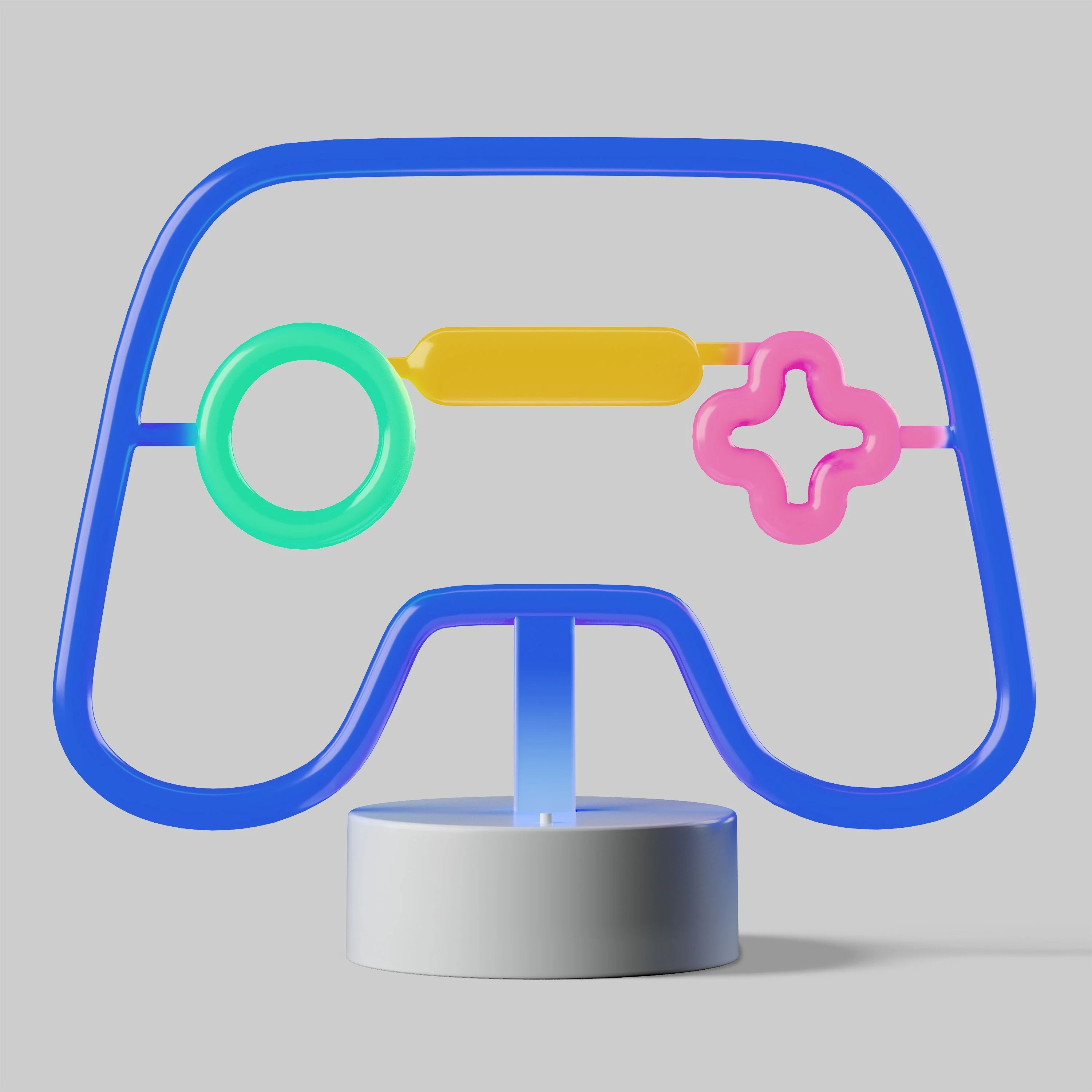 Mainstays Kids Neon-Style Game Controller LED Battery-Operated Lamp | Walmart (US)