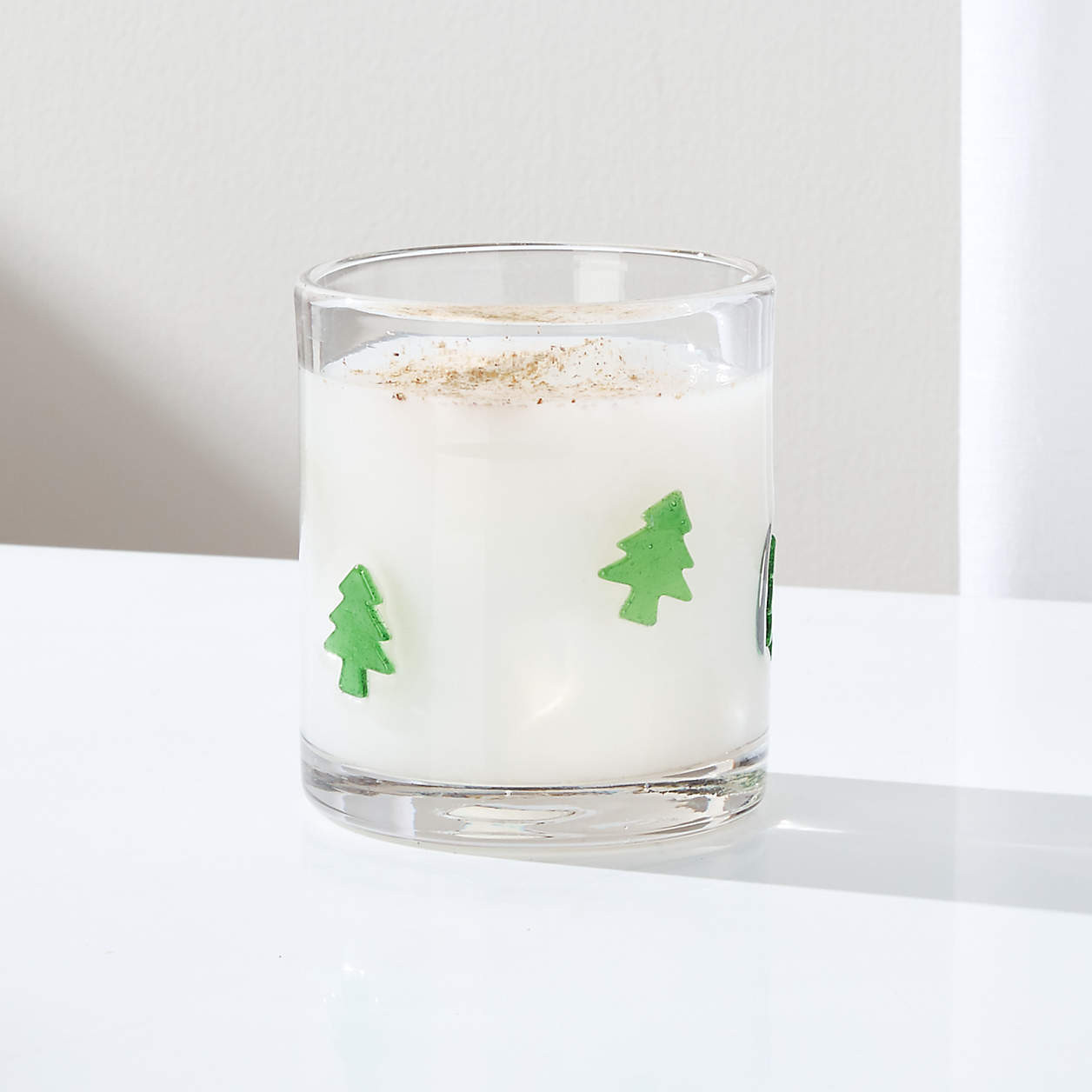 Christmas Trees Icon 15-oz. Double Old-Fashioned Glass + Reviews | Crate & Barrel | Crate & Barrel