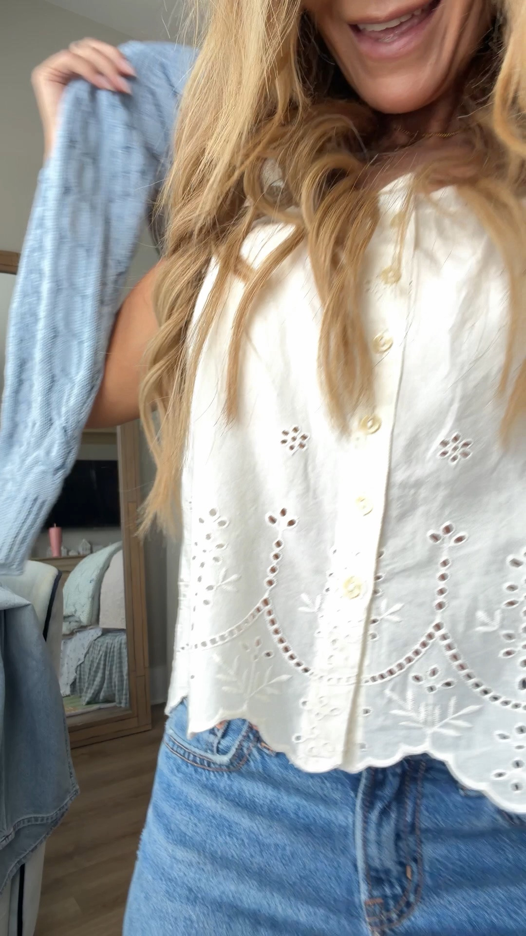 AE denim is up to 35% off and I have thoughts. 🖤
This is the pair I reach for when I need my jeans to hold their shape all day. I’m 5’2” and wearing my usual size — no hemming, which is the whole reason I keep buying this cut.
I’ll also tell you honestly: I have a Walmart pair that looks nearly identical and they’re good. Softer, stretchier, and they give out by dinner. Different jeans for different days. Showing those tomorrow.
If you’re ordering, the math matters — one pair gets you 25%, two clears $125 and gets you 35%. Code STOCKNROLL, ends Sunday.
Comment DENIM and I’ll send you the link ⬇️

#LTKdayinmylife #LTKPetite #LTKootd