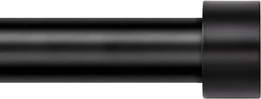 Zeerobee Curtain Rods for Windows 48 to 84, 1 Inch Black Curtain Rod Set, Heavy Duty Drapery Rods... | Amazon (US)