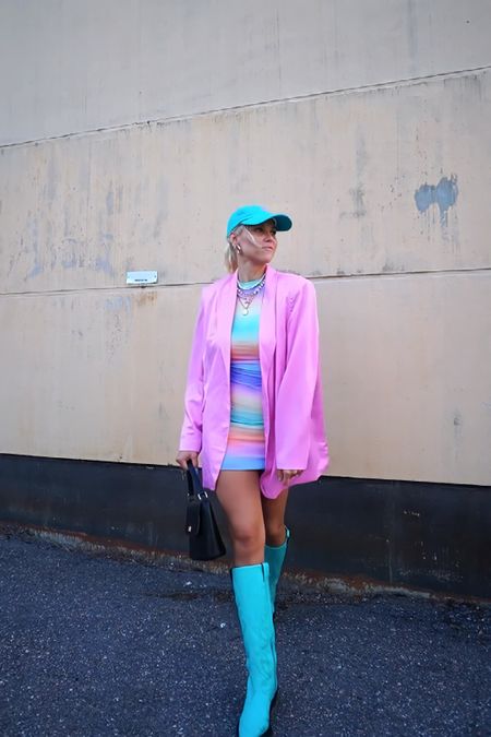 Pastel rainbow look. Cowboy boots ✨🌈 

#LTKshoecrush #LTKstyletip #LTKSeasonal