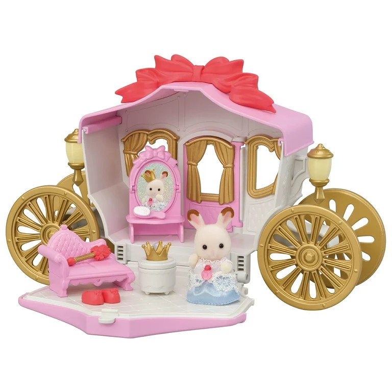 Calico Critters Royal Carriage Set, Dollhouse Playset with Vehicle and Accessories | Walmart (US)