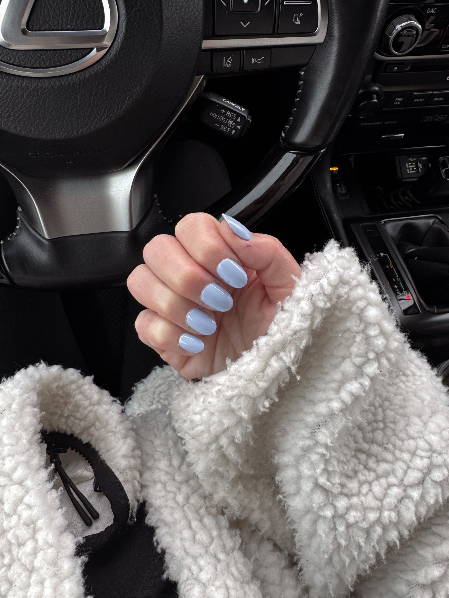Light blue press on nails, impress nails 

#LTKBeauty #LTKOver40