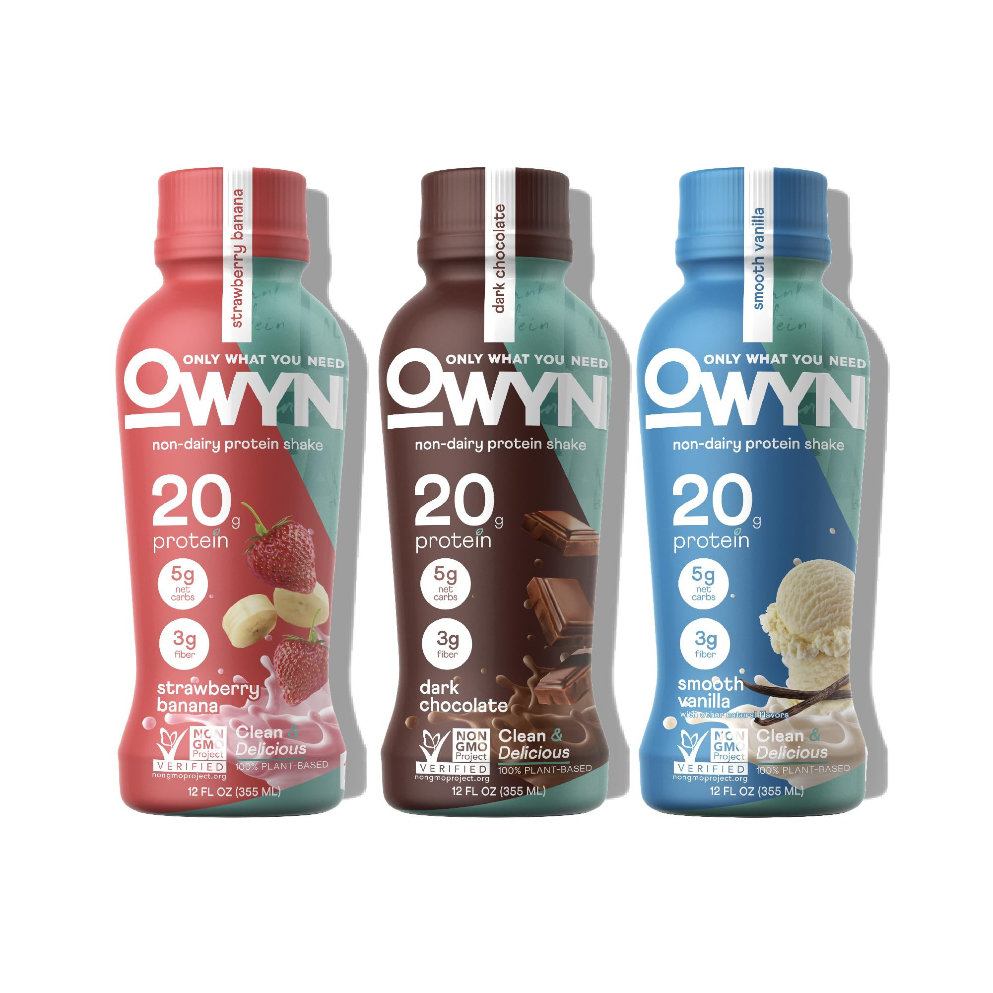 OWYN Only What You Need Protein Shake, 20g Vegan Protein, Ready to Drink, Dairy Free, Great Taste... | Amazon (US)