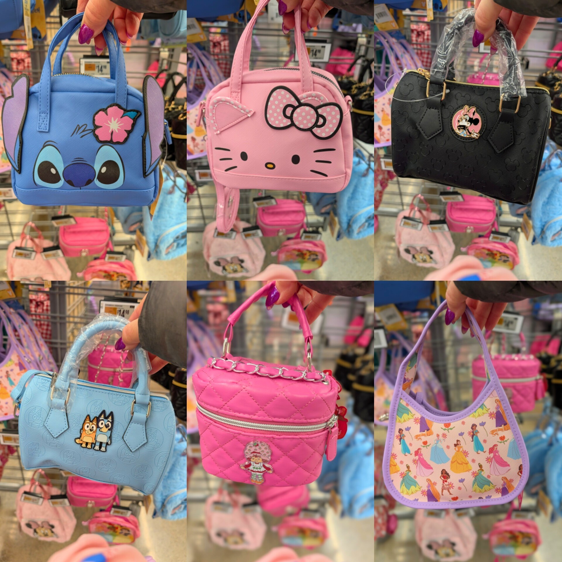 New mini character purses from Walmart! 💙🌺👜

#LTKootd #LTKKids