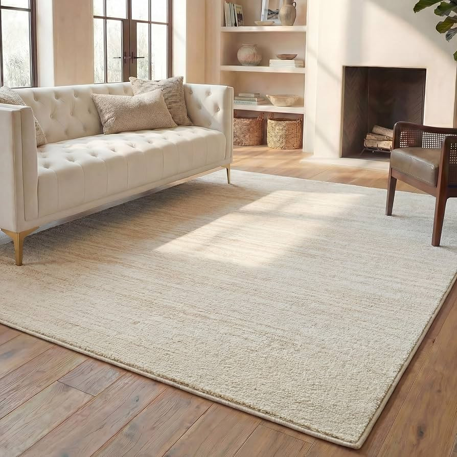 SAFAVIEH Adirondack Area Rug 8x10, Large Champagne & Cream ADR113W | Amazon (US)