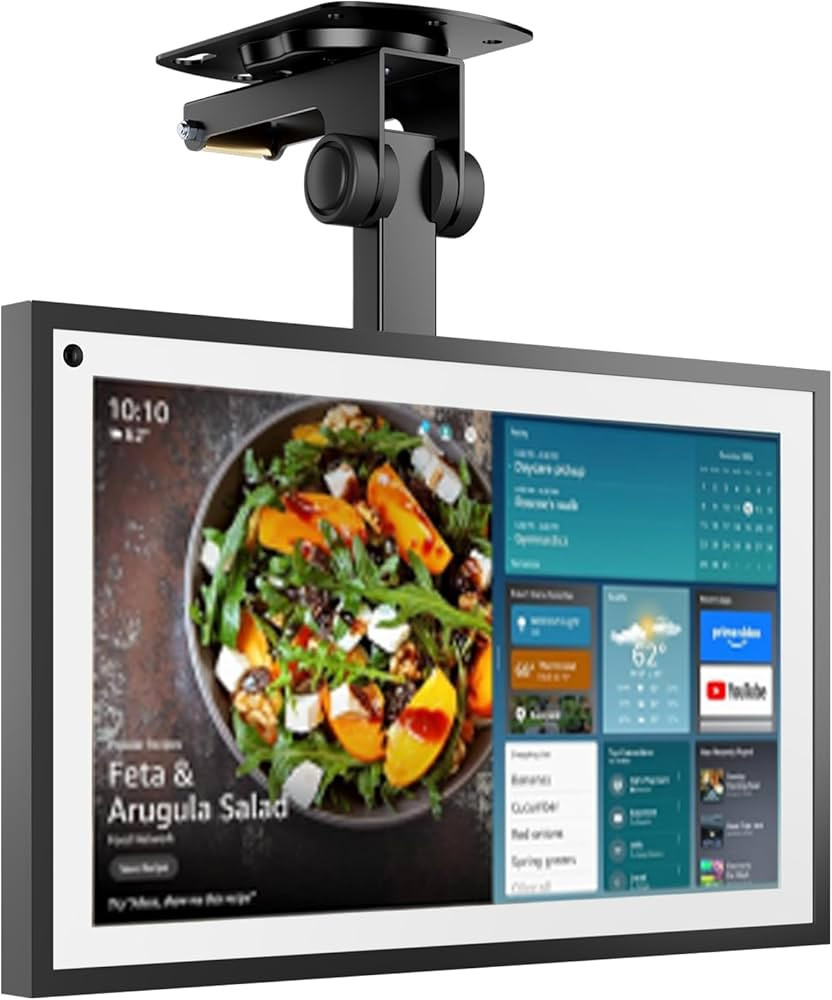 WALI Under Cabinet Mount for Echo Show 15, Height Adjustable and Foldable Mounting Bracket, Tilt ... | Amazon (US)