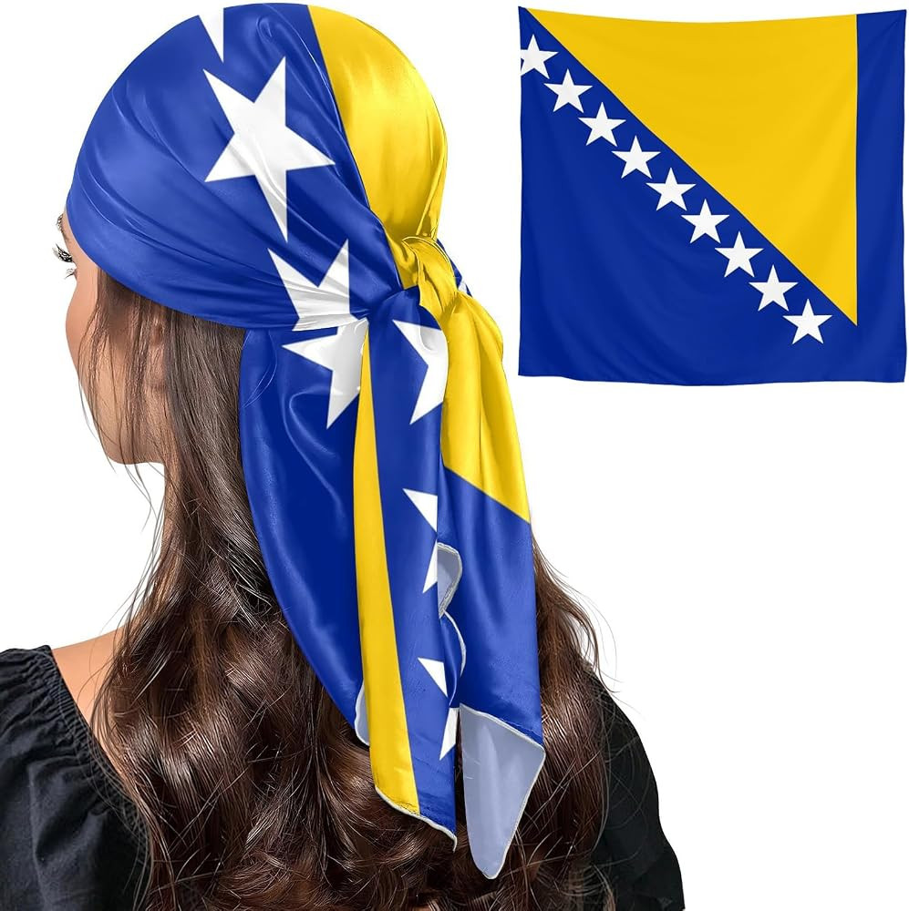 Head Hair Neck Scarf for Women Square Scarf Headscarf Bandanas 35 Inches | Amazon (US)