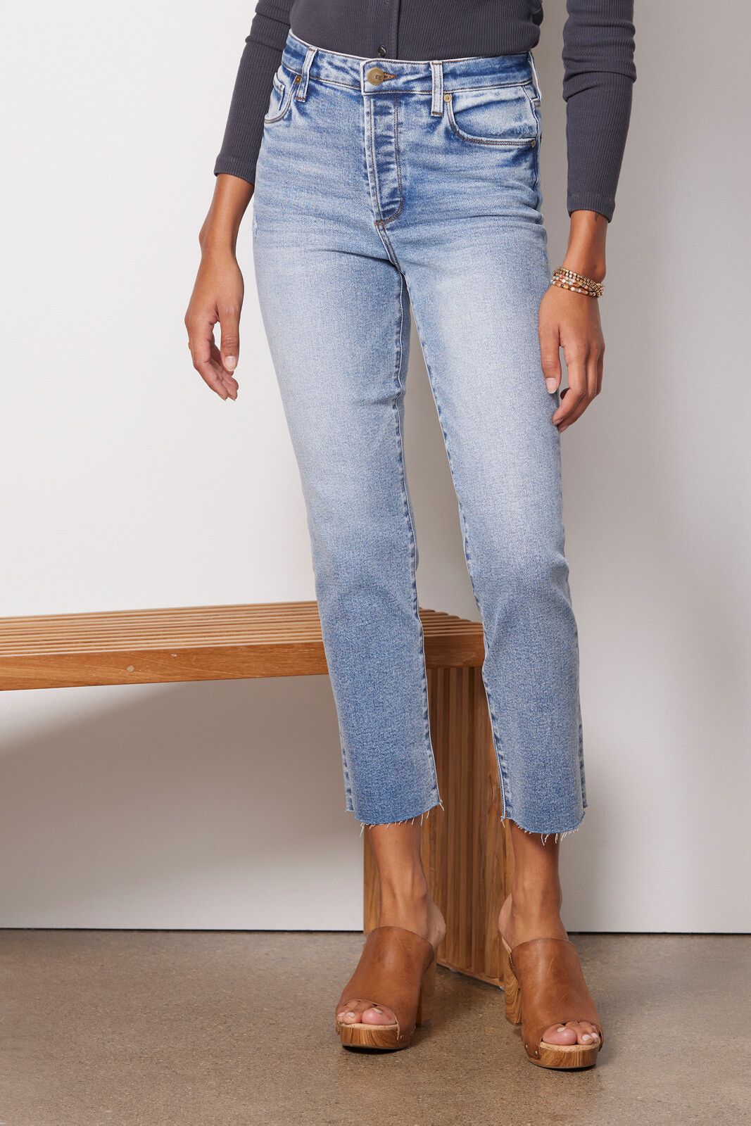 EVEREVE EVER Straight High Rise Jean | EVEREVE | Evereve