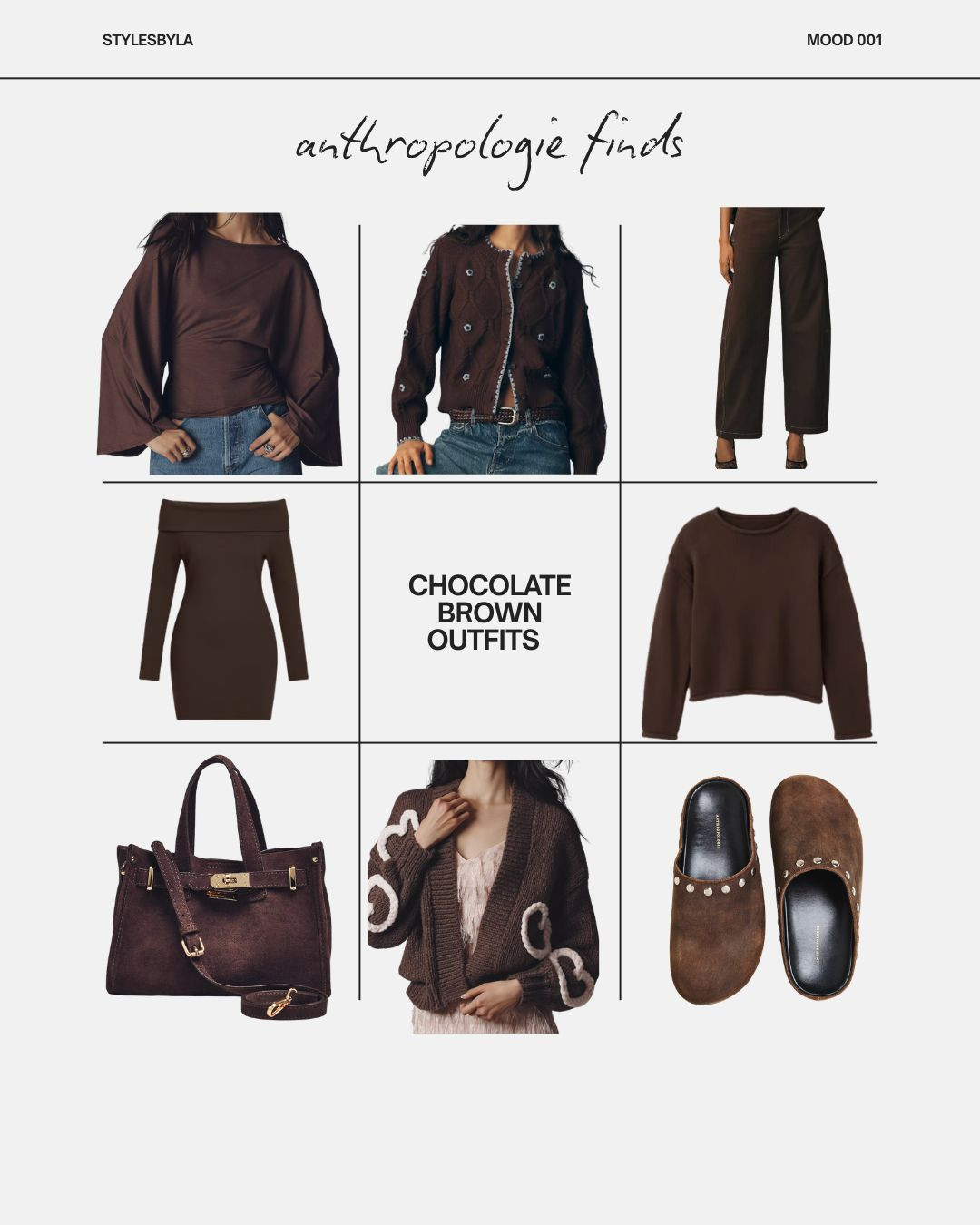  
Chocolate brown outfits! 
 

#LTKSeasonal #LTKWorkwear #LTKNYFW