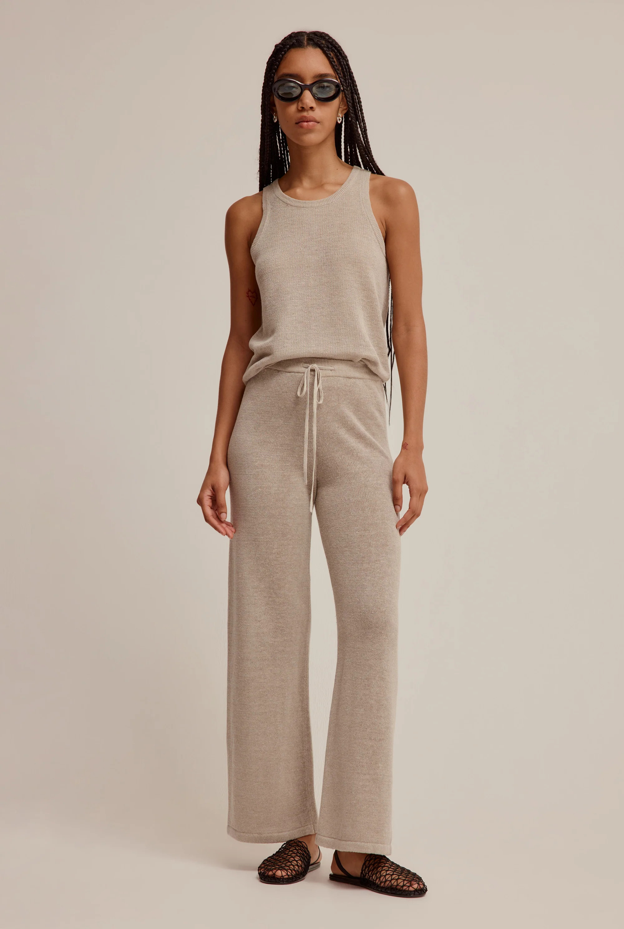 Linen Knitted Pant | Venroy AU