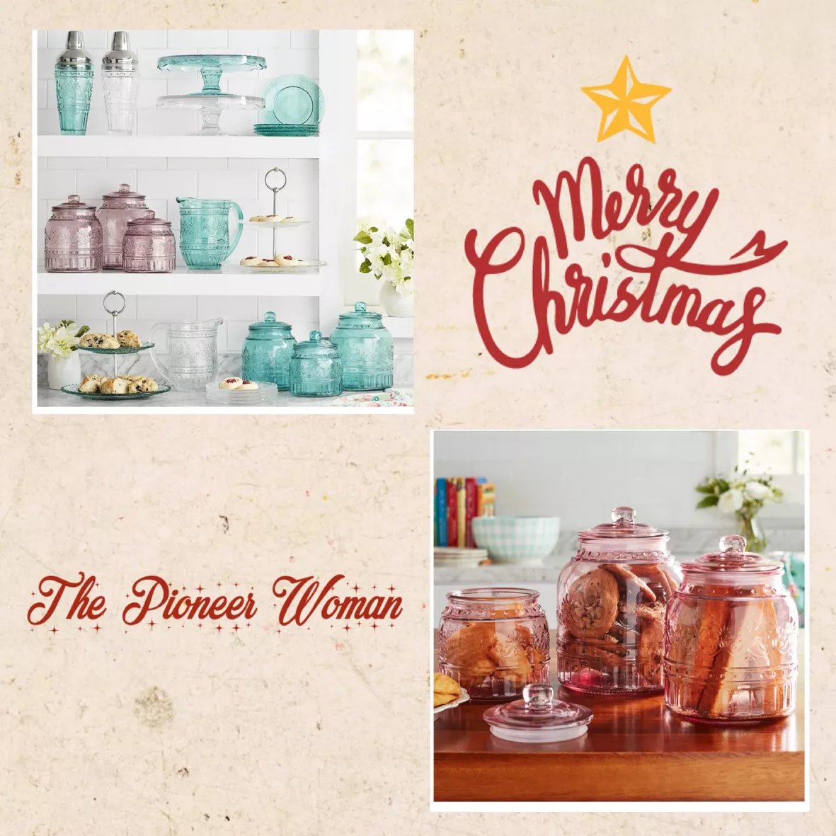 Where to Buy The Pioneer Woman Cassie Glass Canisters