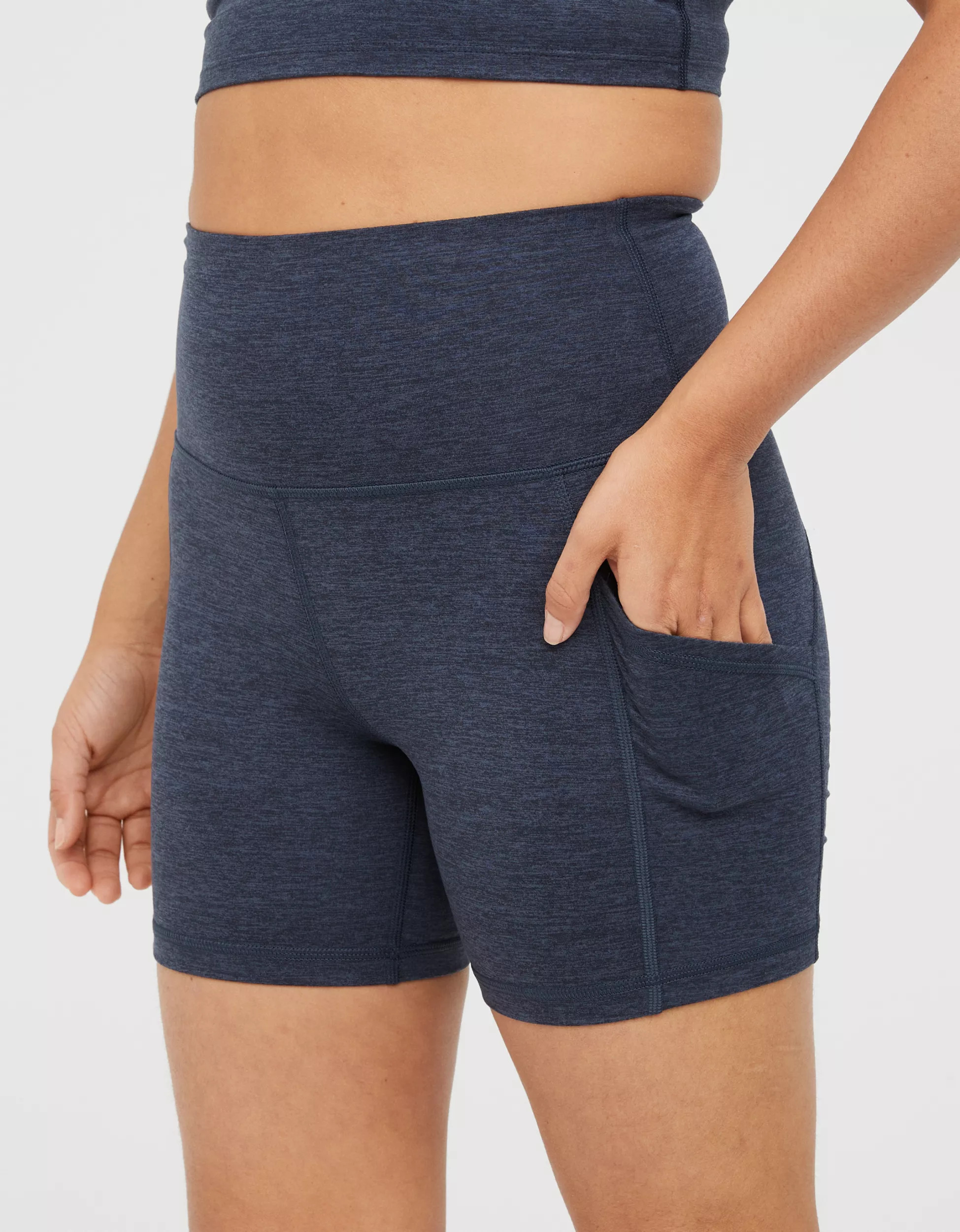 OFFLINE By Aerie Recycled The Hugger 5" Bike Short | American Eagle Outfitters (US & CA)