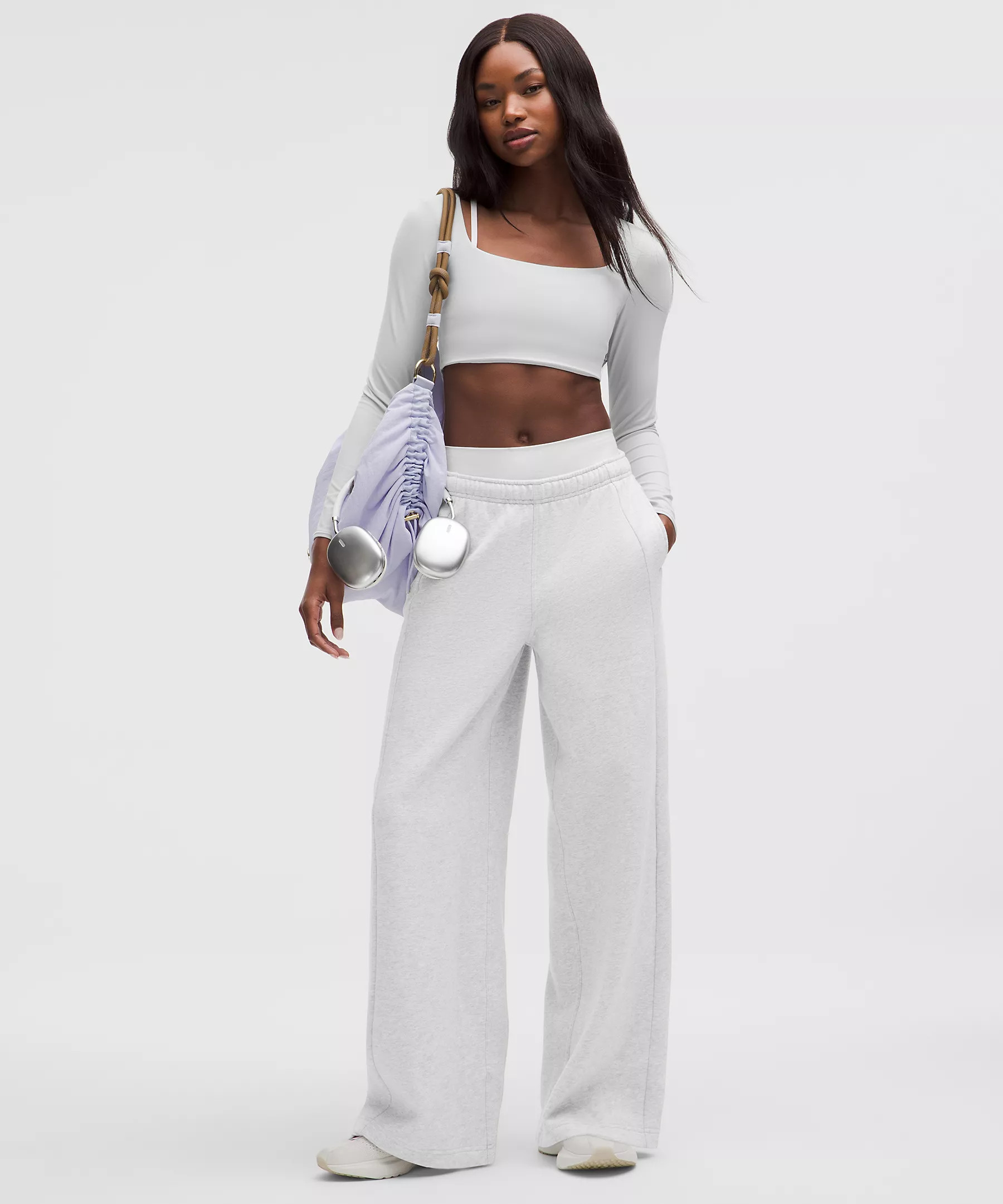 Scuba Mid-Rise Wide-Leg Pant Gathered Waistband | Lululemon (US)