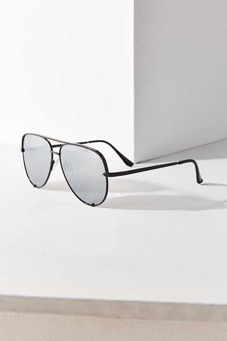 Quay X Desi Perkins High Key Aviator Sunglasses | Urban Outfitters US