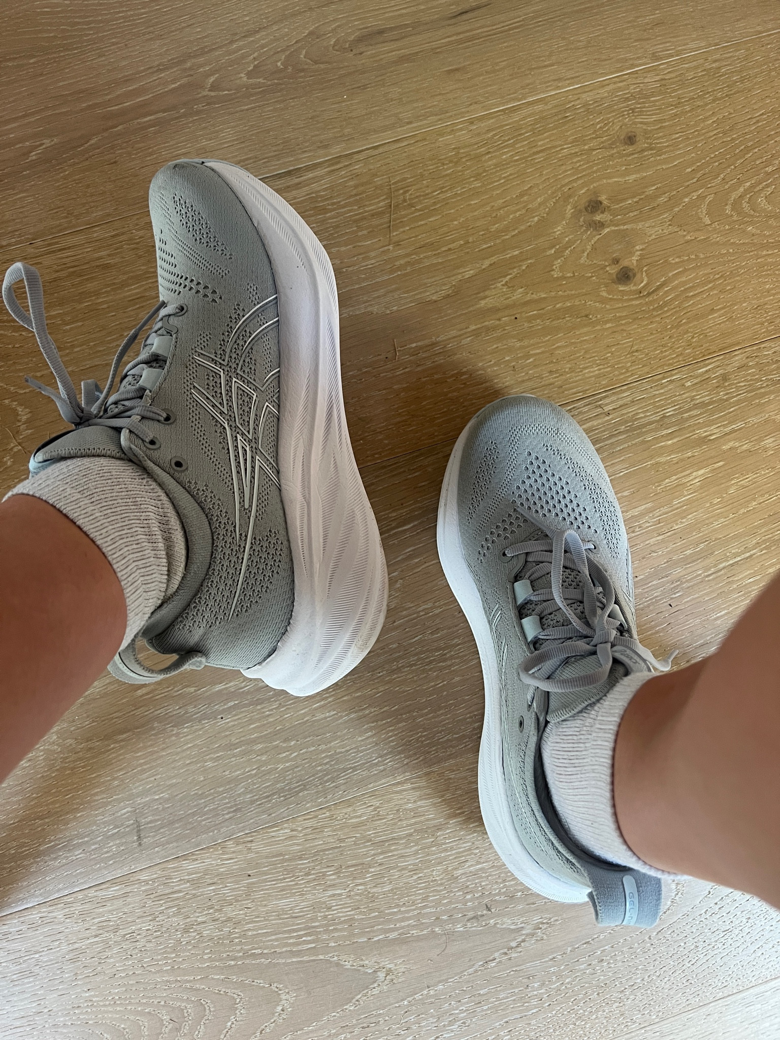 got new tennis shoes this week & I am loving them!!! 😍 ASICS gel nimbus 26! Runs true to size! 👟

#LTKU #LTKshoecrush #LTKActive