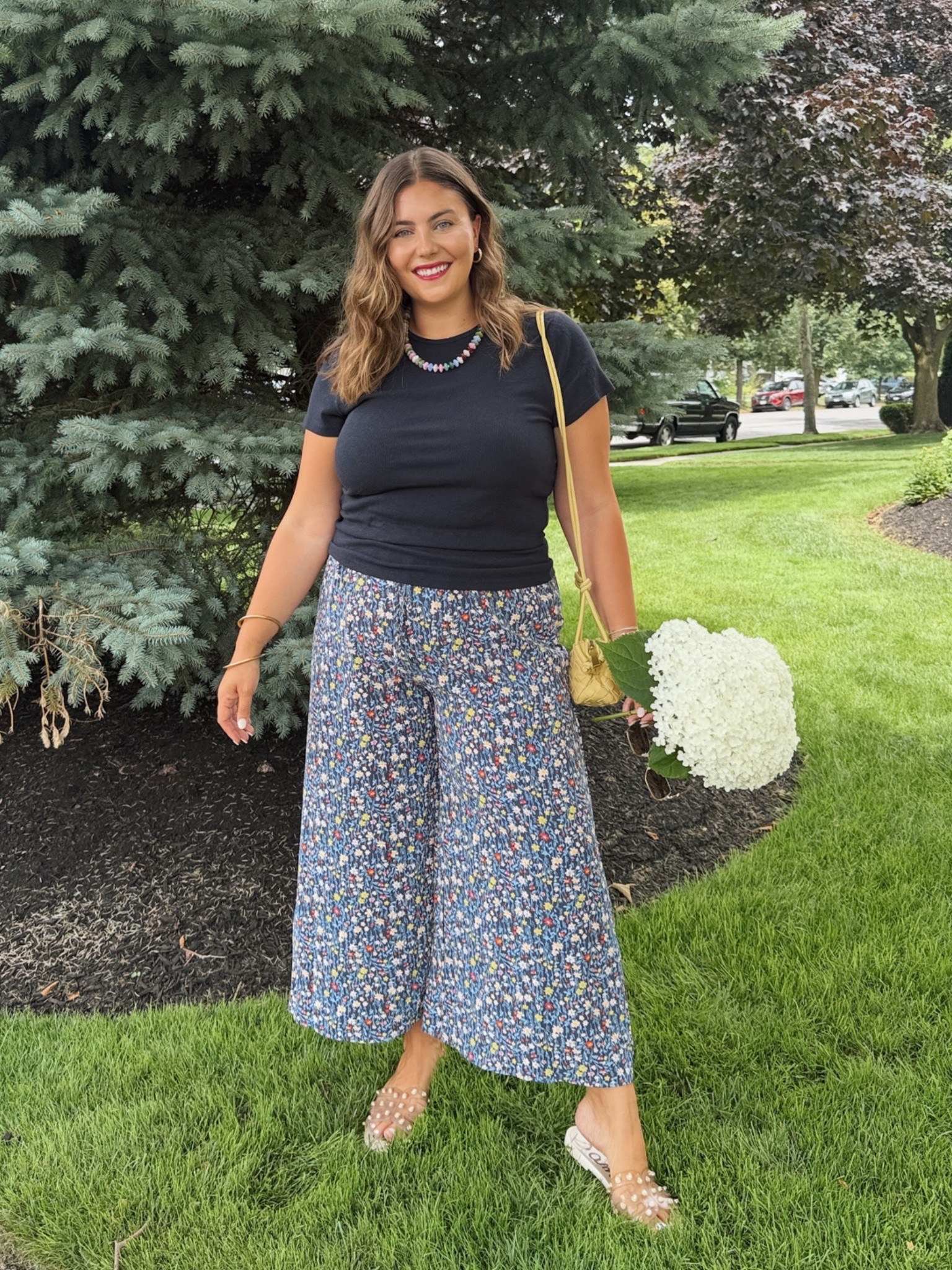 Wearing size XXL in pants & XXL Tall in tee - wide leg pants, summer outfit, flowy pants, curvy fashion, mid size fashion

#LTKootd #LTKSeasonal #LTKMidsize