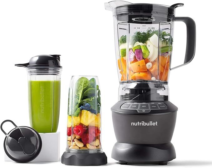 NutriBullet ZNBF30500Z Blender Combo 1200 Watt, 1200W, Dark Gray | Amazon (US)