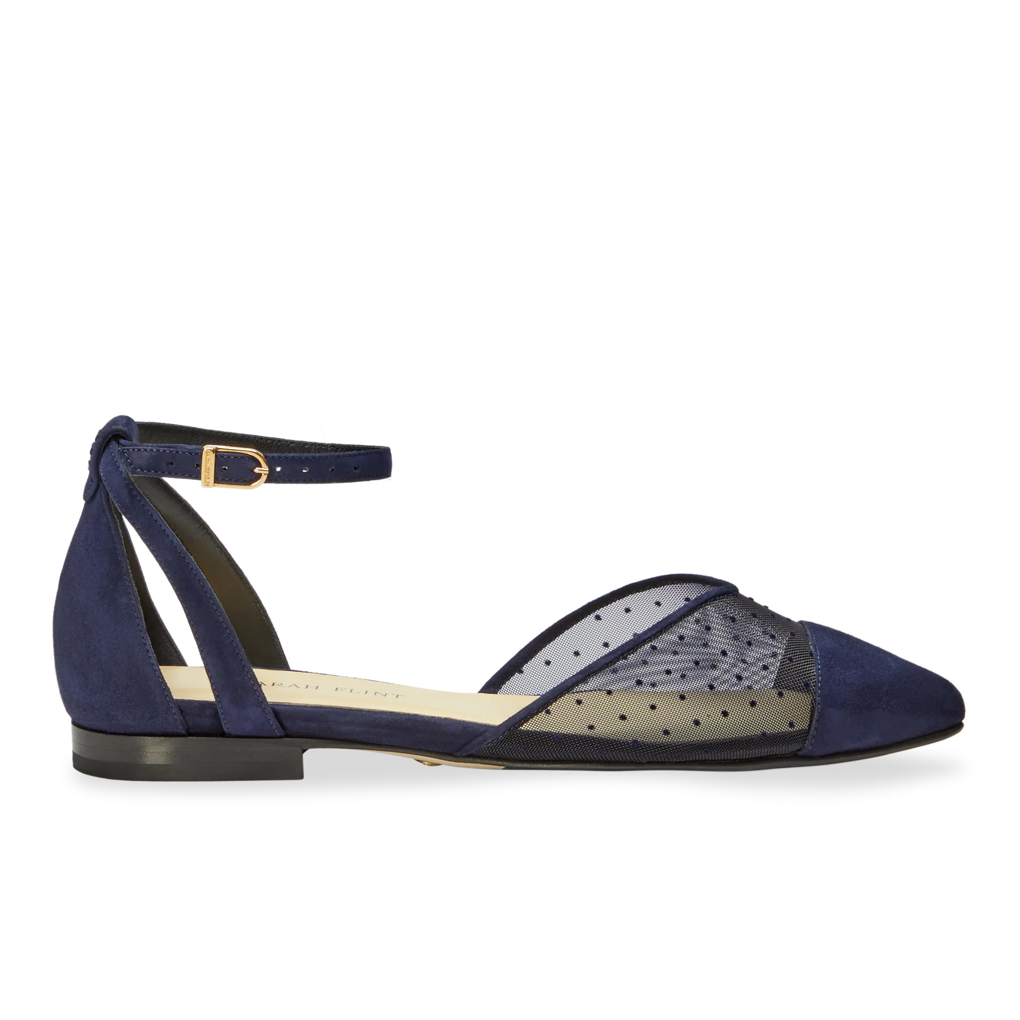 Parker | Navy Polka Dot Mesh | Sarah Flint | Sarah Flint