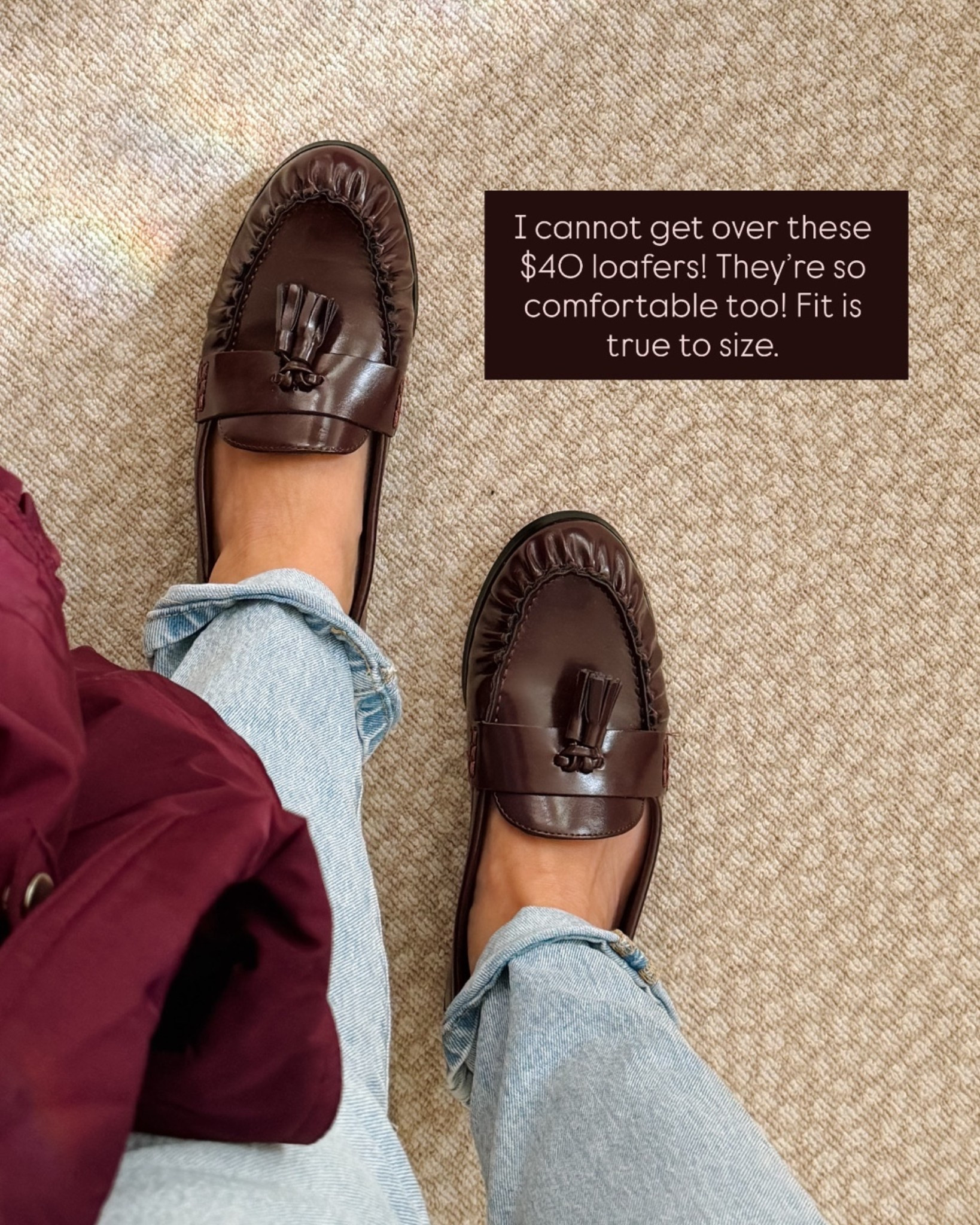 The most comfortable loafers for $40 from Walmart. Available in black too!

#LTKootd #LTKSaleAlert