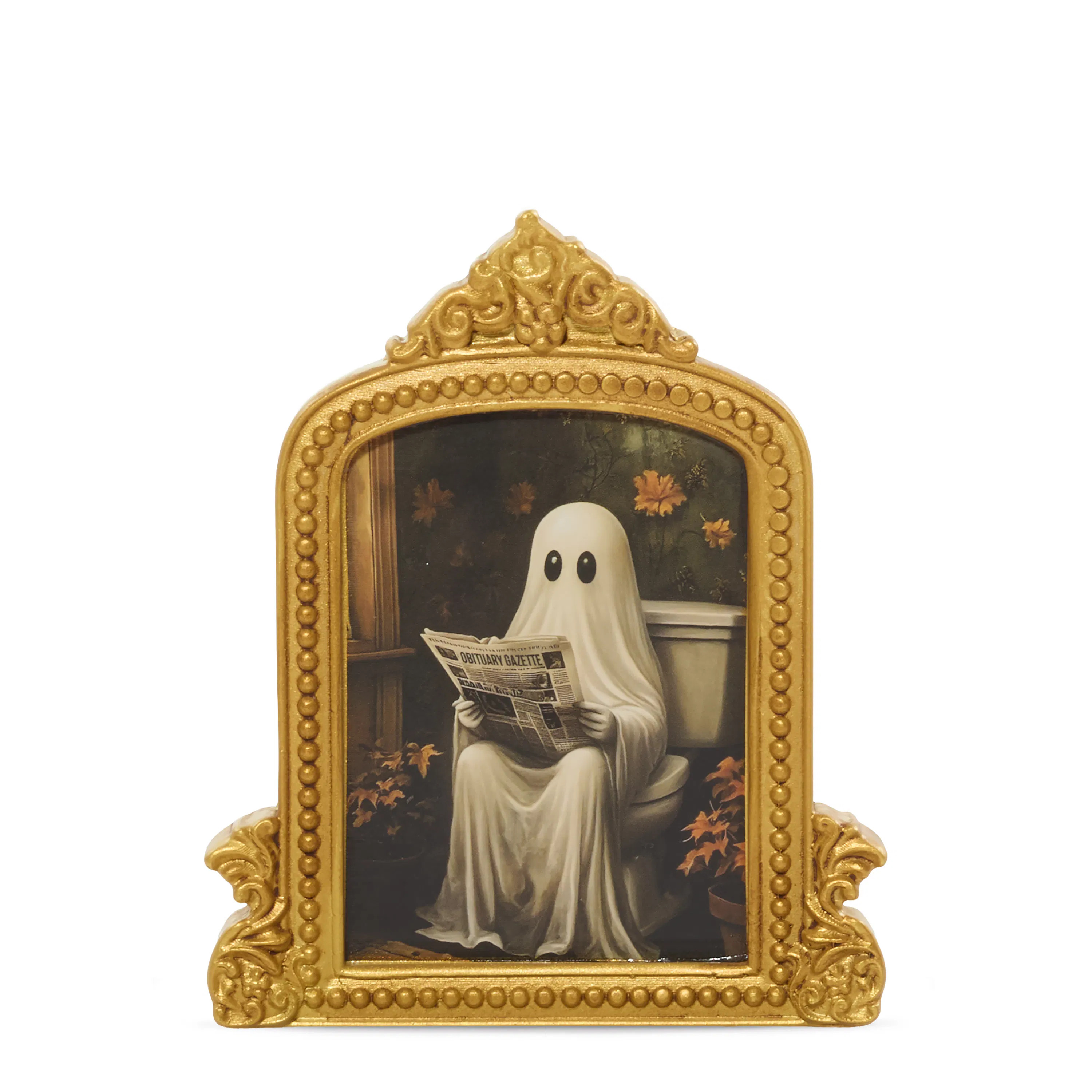 Reading Ghost Portrait Tea Light Candle Holder | Yankee Candle