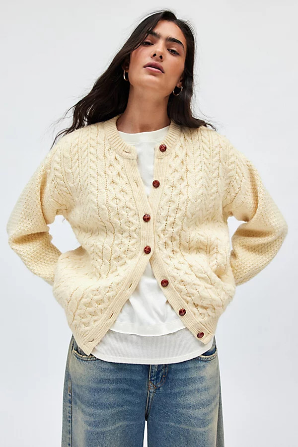 Urban Renewal Vintage Fisherman Cardigan | Urban Outfitters (US and RoW)