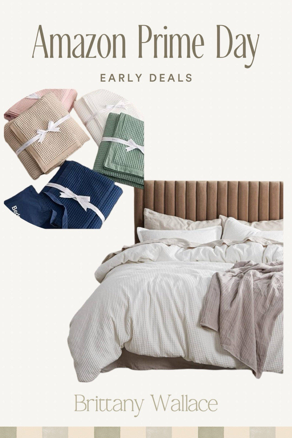Amazon early prime day deals a - the prettiest waffle duvet cover 



#LTKHome #LTKSummerSales