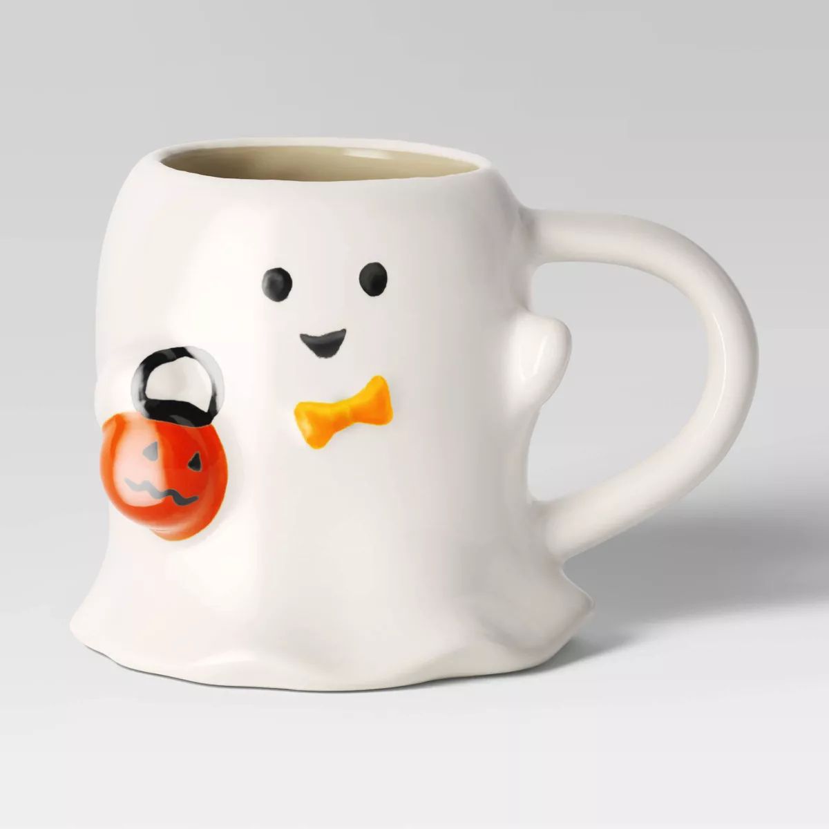 15.2 fl oz Halloween Stoneware Figural Ghost Mug - Hyde & EEK! Boutique™ | Target