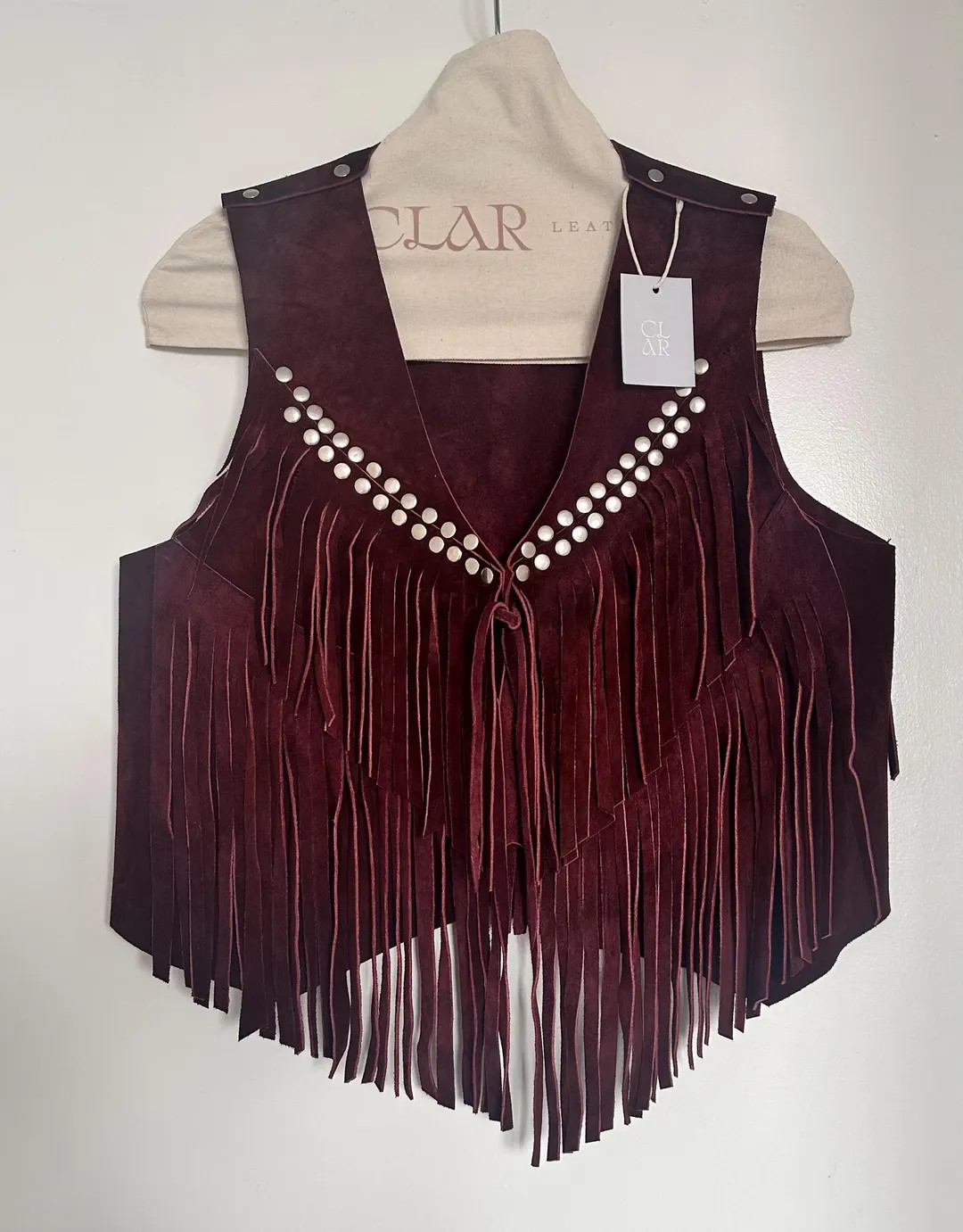 Argentine Genuine Leather NOA FLAIR Top & Vest - SUEDE - Etsy | Etsy (US)