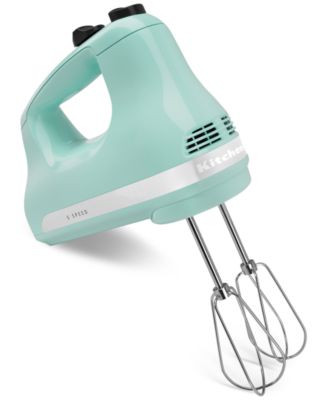 KitchenAid 5-Speed Ultra Power Lightweight Hand Mixer KHM512 - Ice | Macy's