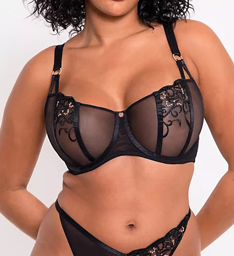 Ornate Non-Padded Balcony Bra | HerRoom
