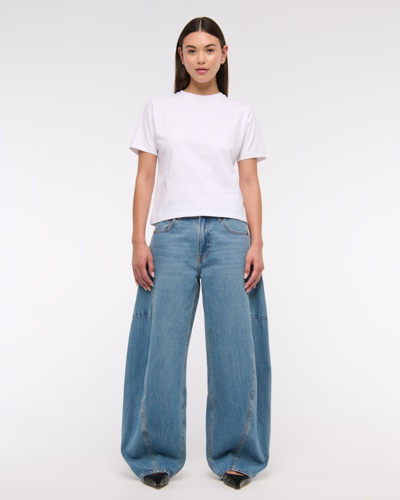 Essential Premium Polished Relaxed Tee | Abercrombie & Fitch (US)