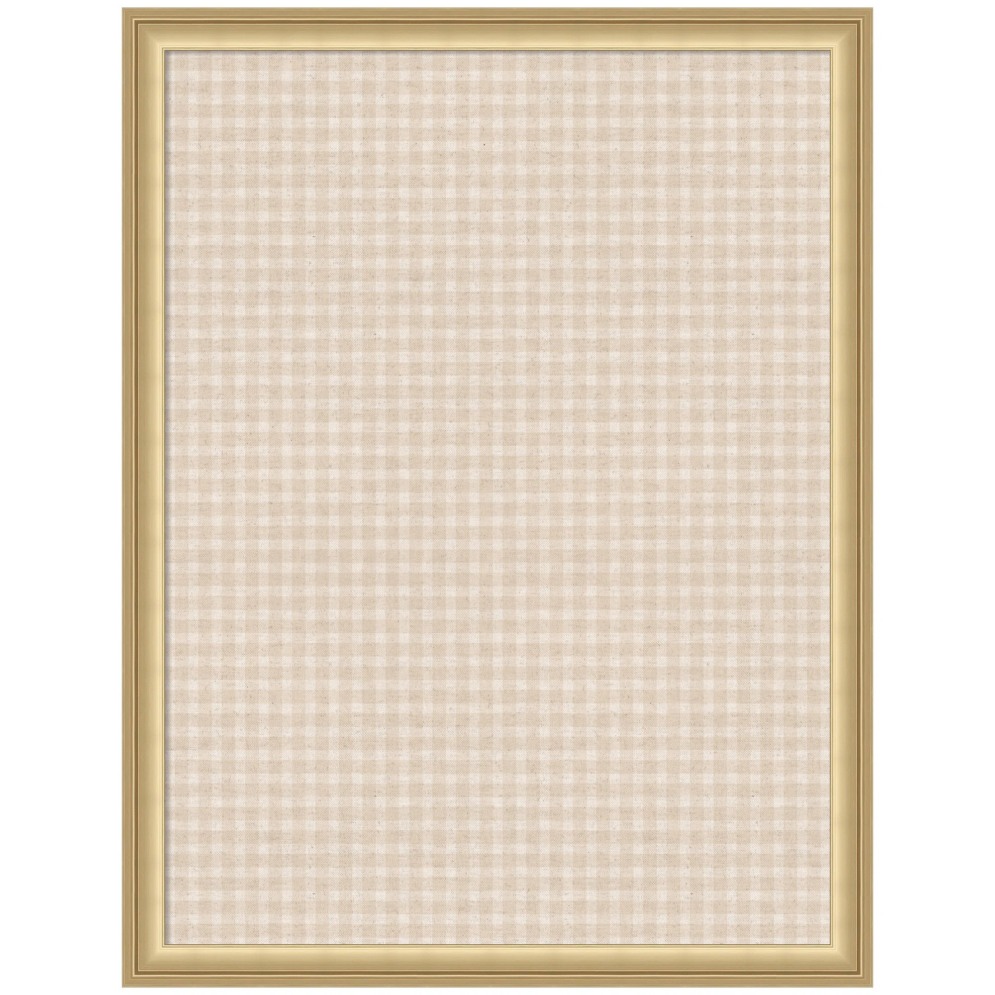 Framed Fabric Pinboard  Printed Linen Bulletin Board | Wayfair North America
