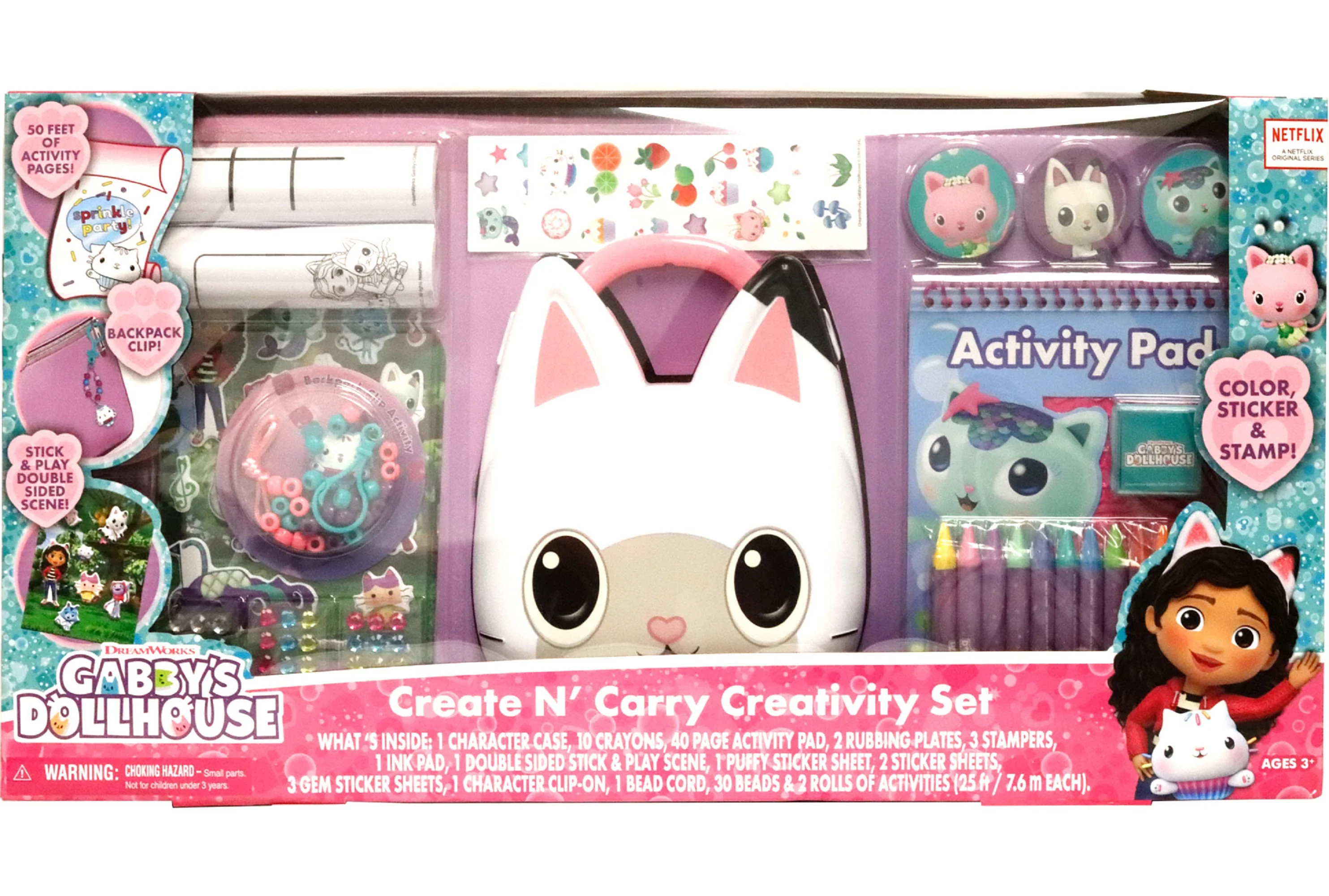 Dreamworks Gabbys Dollhouse Gabby Create and Carry Creativity Art & Craft Kit Value Box - Walmart... | Walmart (US)