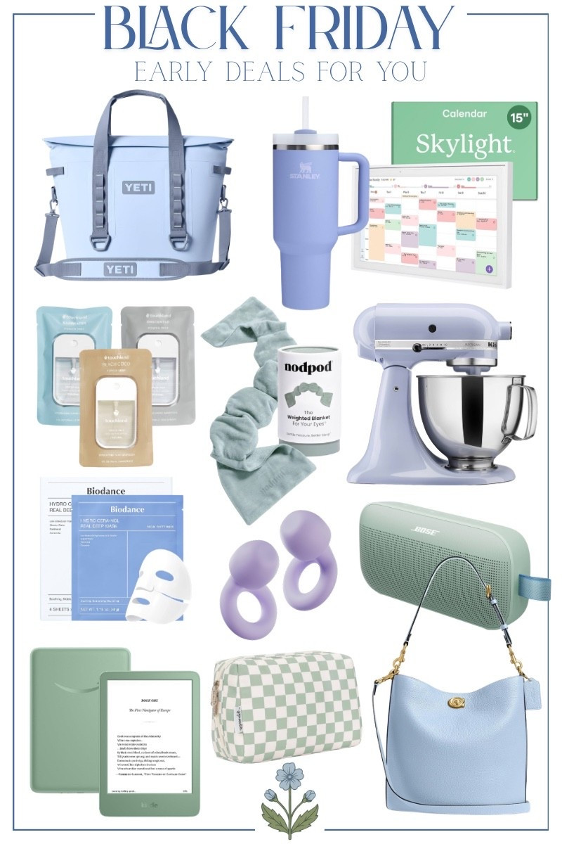 Amazon early Black Friday deals! 

Loads of gifts ideas!
Yeti cooler
Stanley cups 50% off!
KitchenAid mixers
Bose speakers

#LTKCyberWeek #LTKGiftGuide #LTKSaleAlert