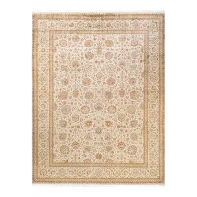 Mogul One-of-a-Kind Hand-Knotted Ivory/Yellow/Red Area Rug 9'2" x 12' | Wayfair North America