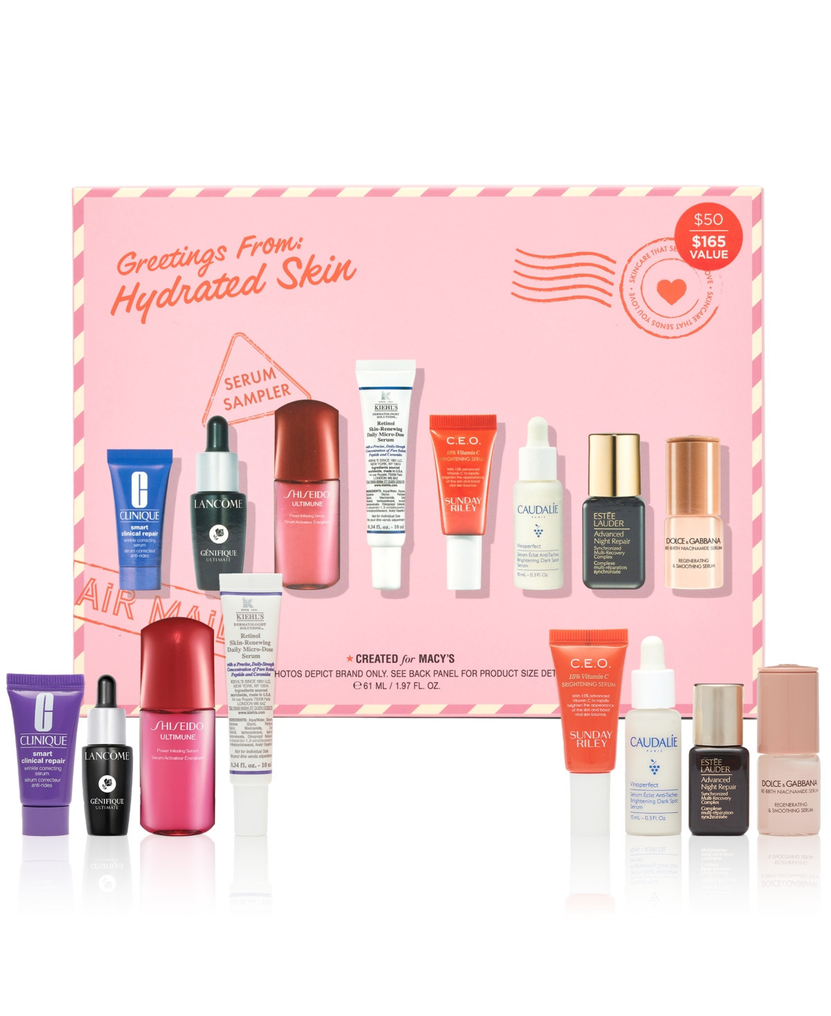 8-Pc. Hydrated Skin Serum Set, Created For Macy's | Macy's