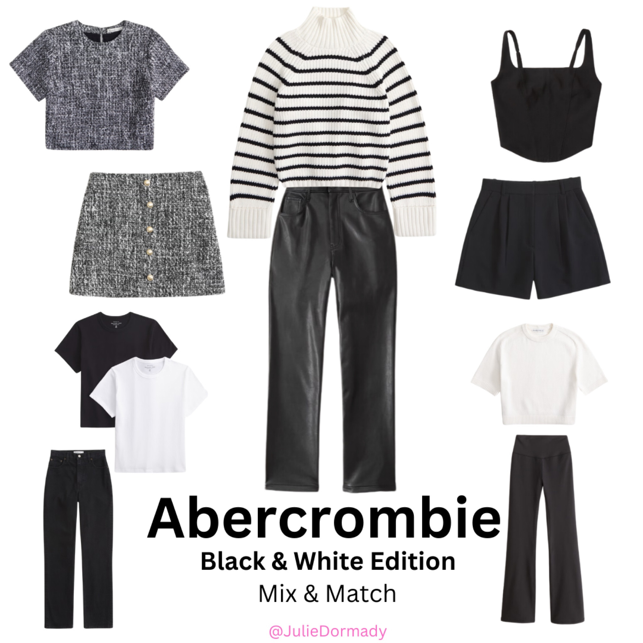 Abercrombie Sale | Black & White | Mix & Match | 

#LTKsalealert #LTKstyletip #LTKworkwear