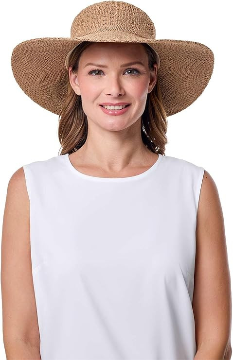 Women's Packable Sun Hat - UPF 50+ Sun Protection - Perla in Tan | Amazon (US)