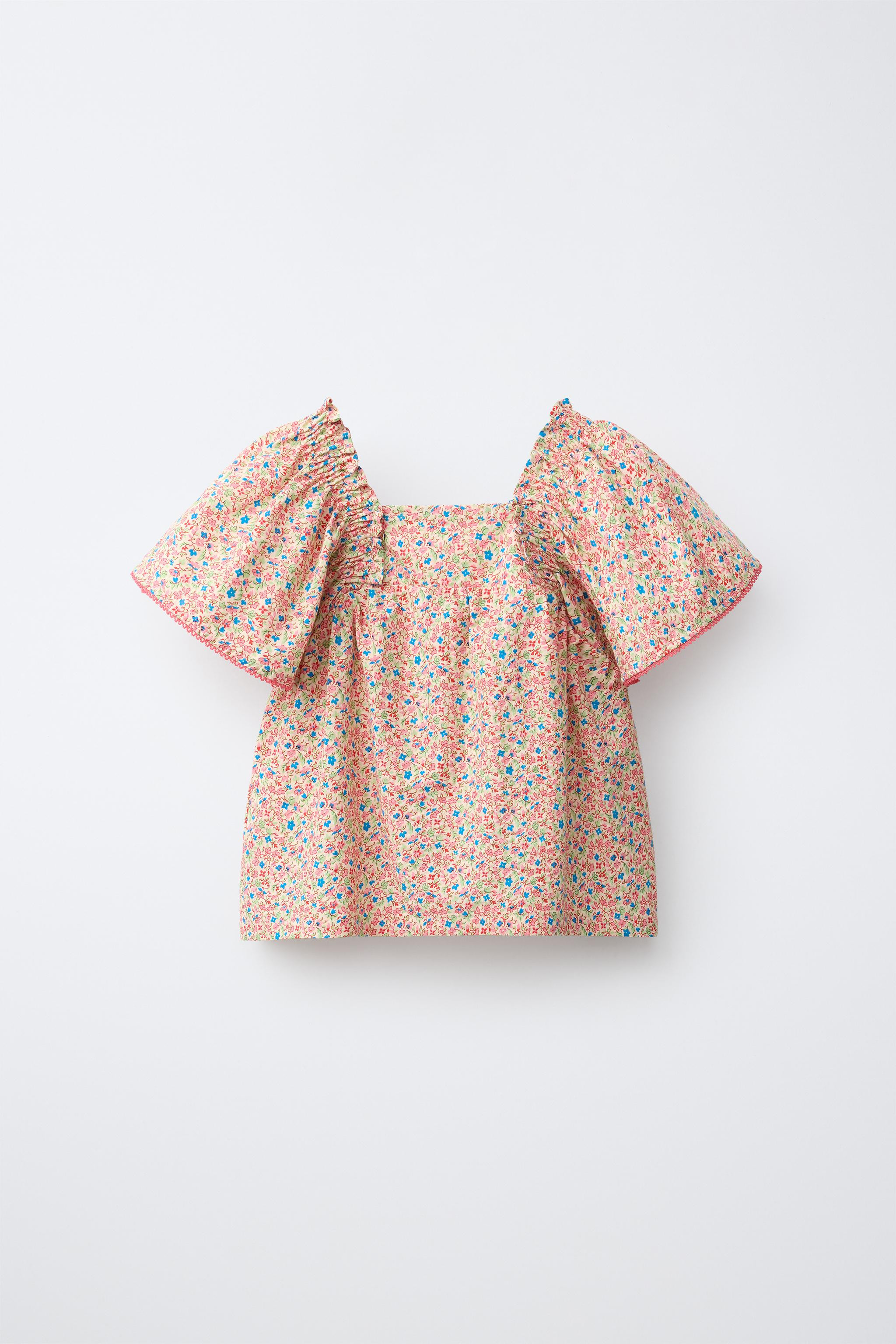FLORAL PRINT BLOUSE | Zara US