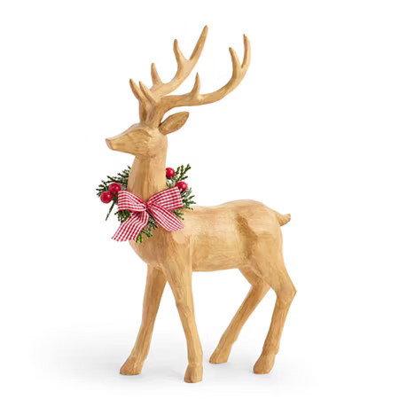 Martha Stewart 17in Reindeer Christmas Tabletop Decor, One Size, White | JCPenney