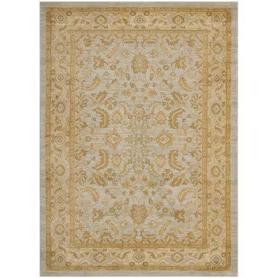 Ralph Lauren Power Loom, Polypropylene, Light Grey / Gold Area Rug | Wayfair North America