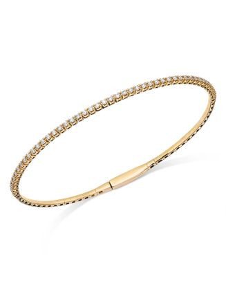 Diamond Skinny Tennis Bracelet in 14K Yellow Gold, 0.50 tcw | Bloomingdale's (US)
