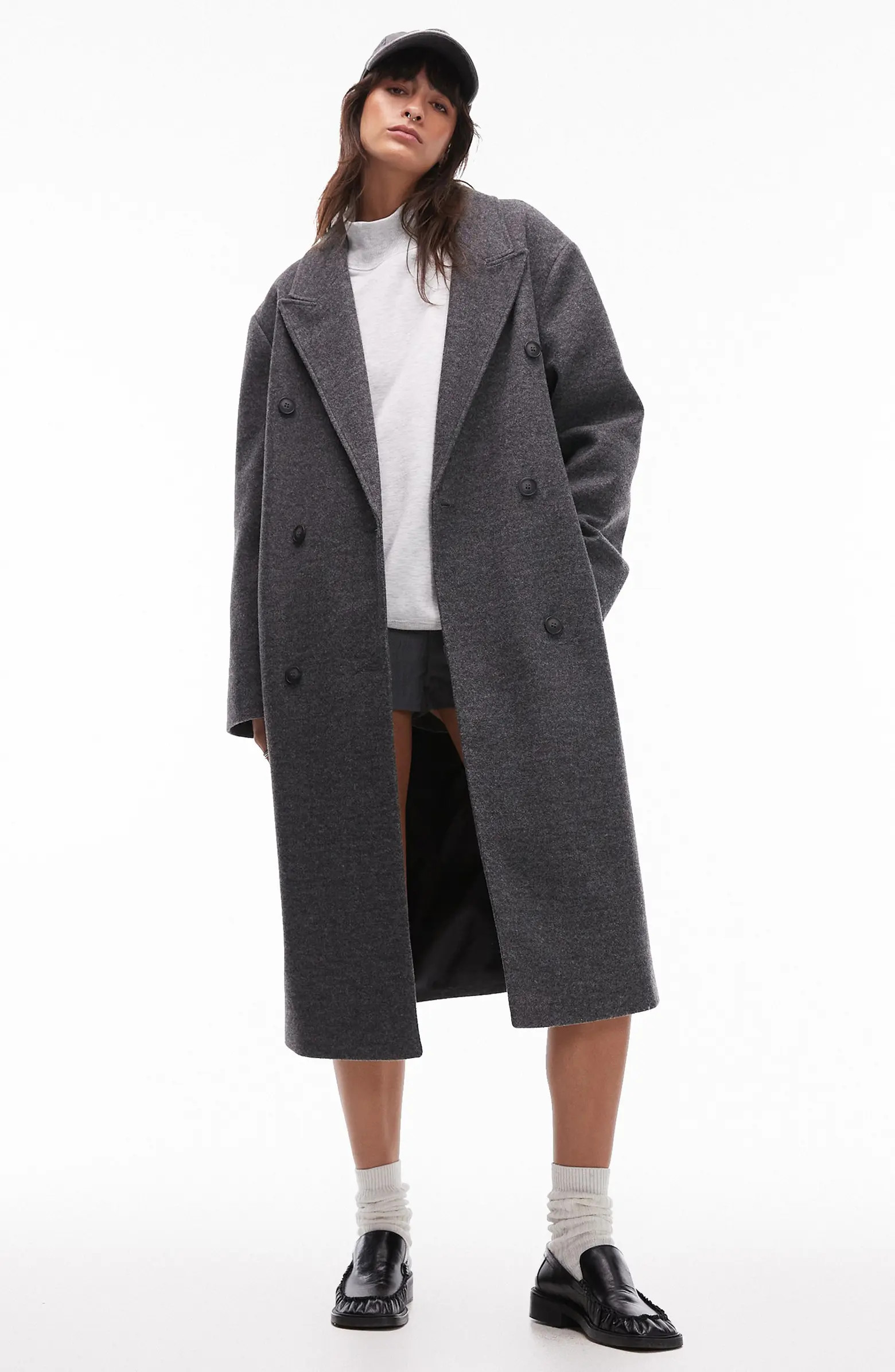 Oversize Double Breasted Coat | Nordstrom