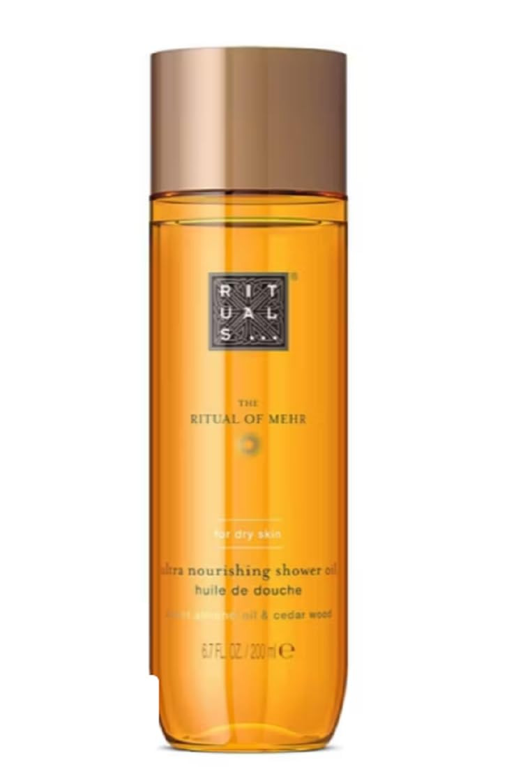 Rituals The Ritual of Mehr Shower Oil, Sweet Almond and Cedar Wood, 200ml | Amazon (UK)