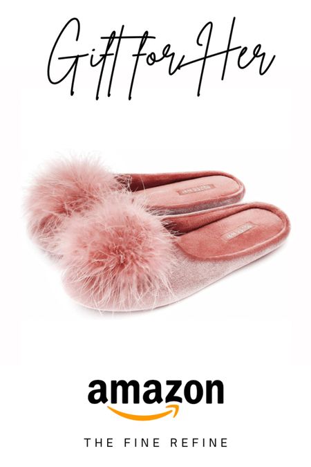 These adorable elegant slippers are the PERFECT gift for that one woman in your life that has absolutely everything.  #amazonfinds

#LTKHoliday #LTKfindsunder50 #LTKGiftGuide