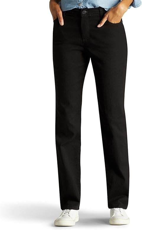 Lee Women's Misses Classic Fit Monroe Straight-Leg Jean | Amazon (US)