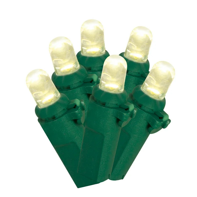 Indoor/Outdoor 240-Count LED Dome Christmas Lights, Warm White, 47', Holiday Time | Walmart (US)