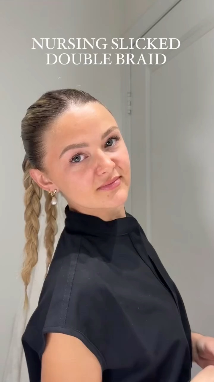 Cutesy little braids for work 🎀🩺 

#hairtutorial #nurse #nurselife #hair #easyhairstyles #braidstyles