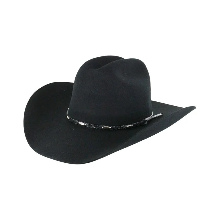 Cody James Unisex Casino 3X Felt Cowboy Hat Black 6 7/8 | Walmart (US)